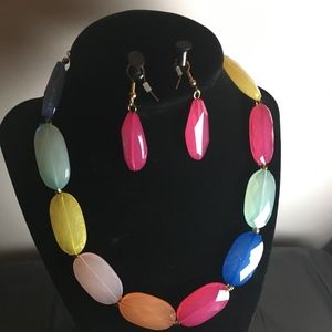 Multi-Color Necklace Set